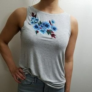 AEO Embroidered Tank